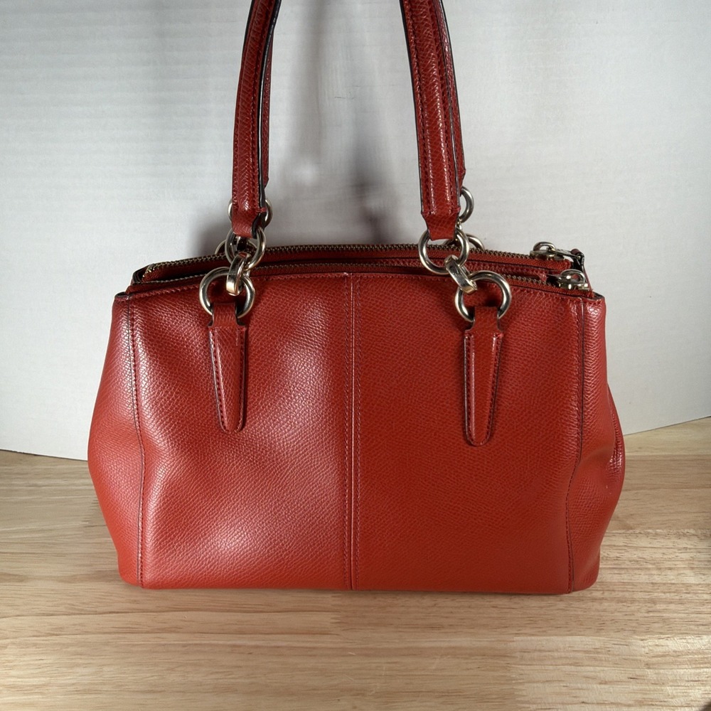 Coach Coral Mini Christie Carryall Crossbody Shoulder Bag In Crossgrain Leather - Picture 5 of 14